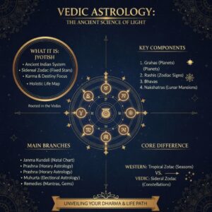 Infographic on Vedic Astrology