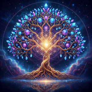 Cosmic Tree of Life illustration for spiritual guidance and deeper astrological meaning