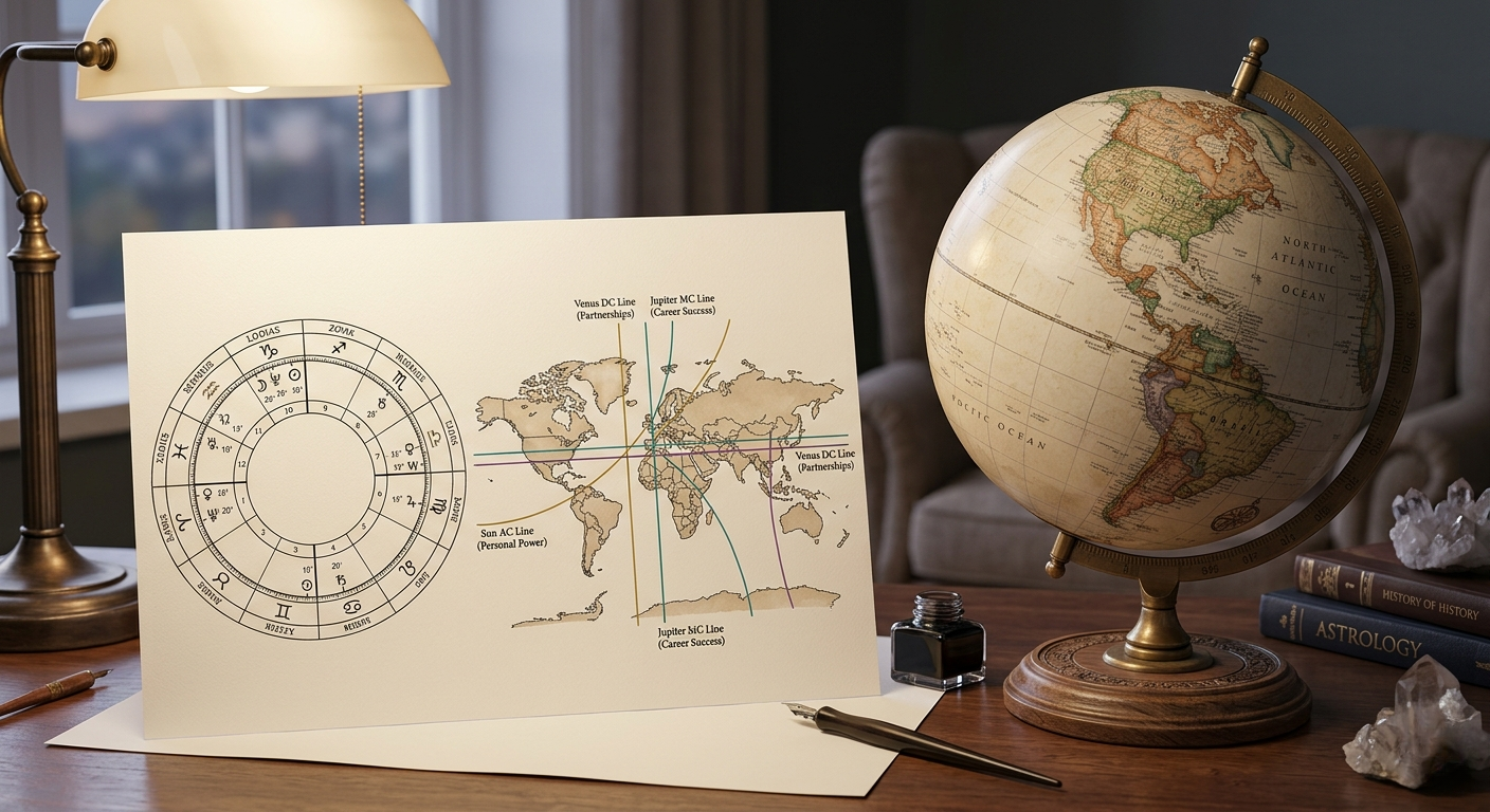 Astrocartography lines meaning